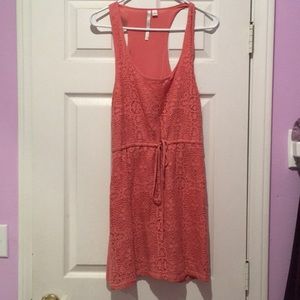 Lace tank dress